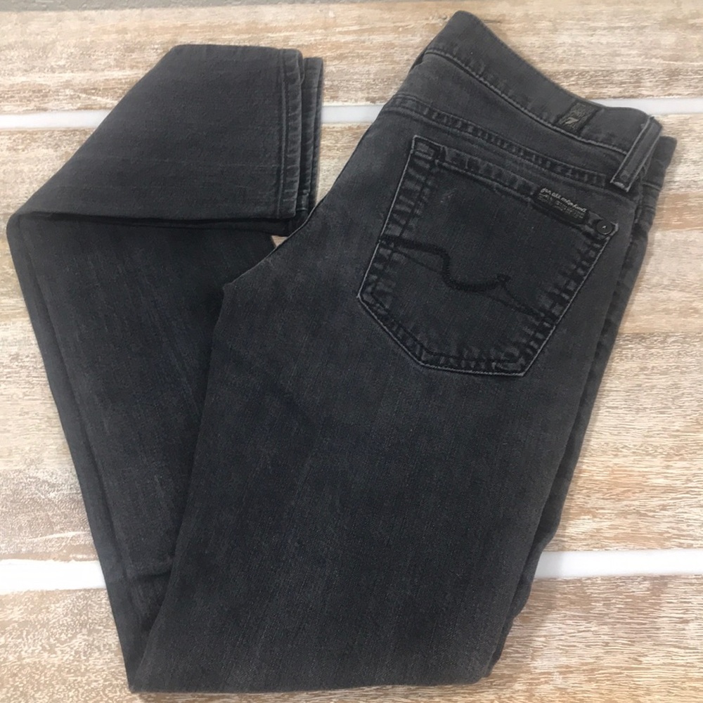 7 For All Mankind Roxanne Grey Jeans Size 24